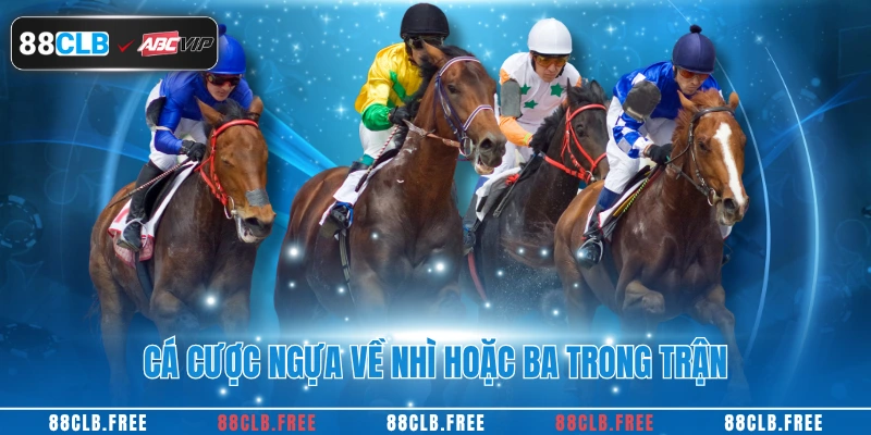 Cá Cược Đua Ngựa Chuẩn Xác Nhất Mỗi Ngày Tại 88CLB 3 Cá cược ngựa về nhì hoặc ba trong trận
