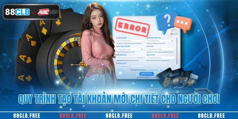 Đăng Ký 88CLB 3 Quy trình tạo tài khoản mới chi tiết cho người chơi